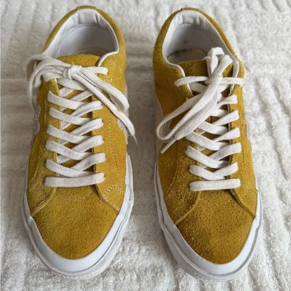 Converse x Golf Le Fleur x Tyler The Creator Suede Sneakers in “ Solar Power “ - Picture 11 of 12